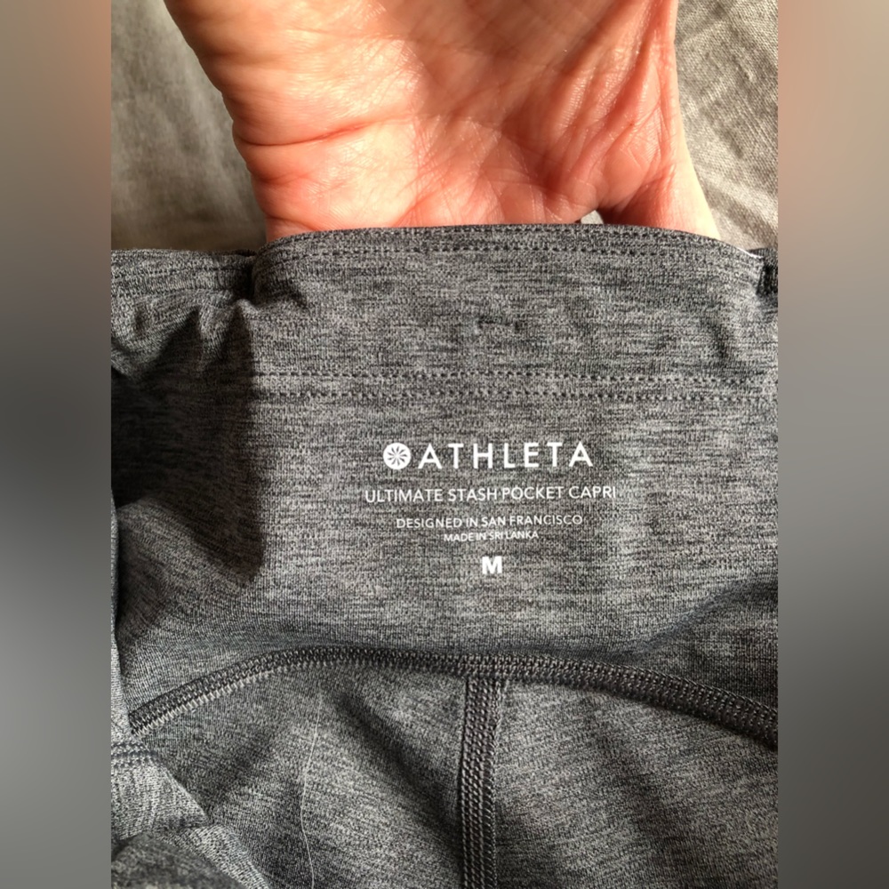 ATHLETA NWOT Ultimate Stash Pocket Capri Leggings - Picture 6 of 10